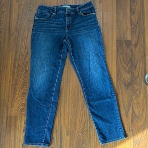 Chico's Platinum Women's Straight Leg Blue Jeans